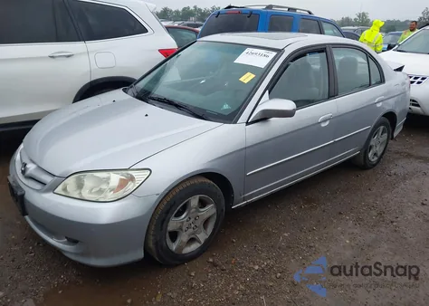 2004 Honda Civic Ex from USA, damaged, VIN 1HGES267X4L011805